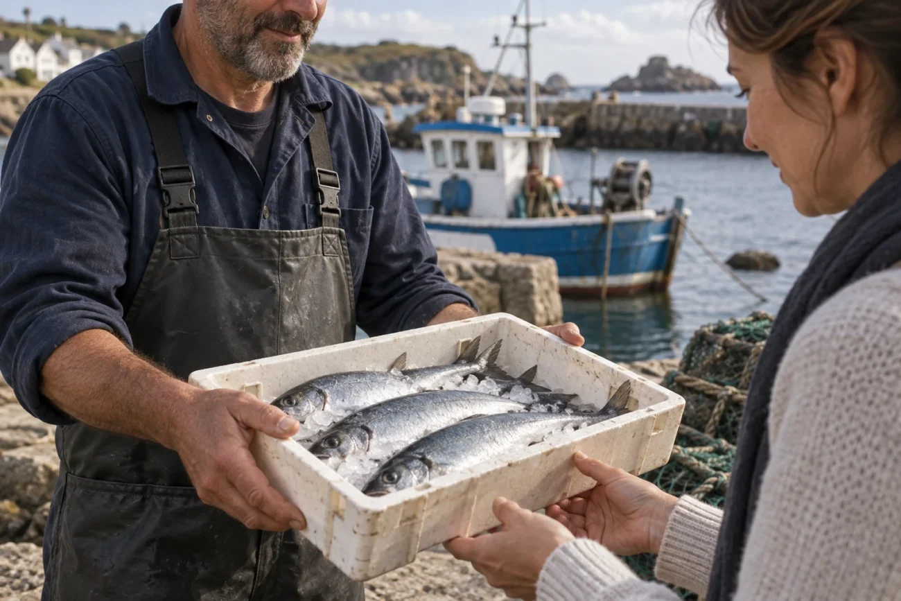 Producto de pesca artesanal